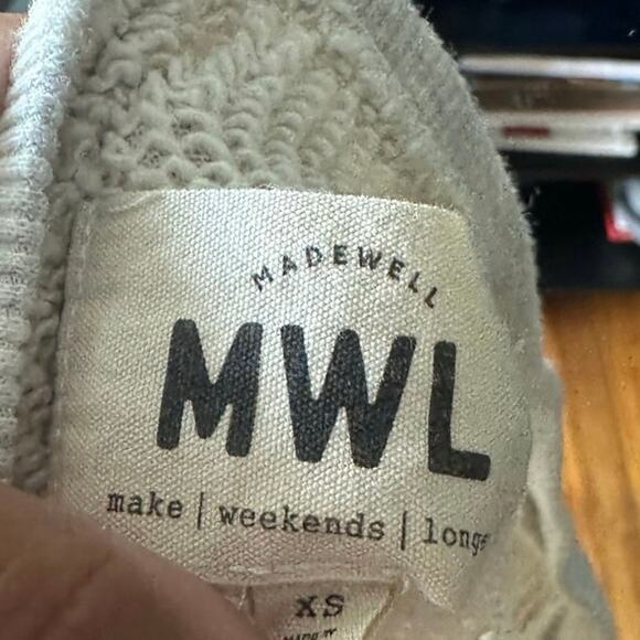 Madewell Mwl Airyterry Sweatshirt Dress in Heather Light Grey - Picture 5 of 7